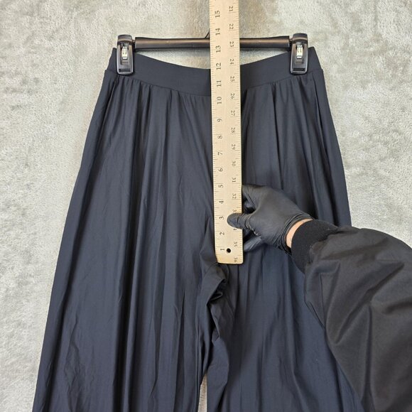 Uniqlo Airism Pants Womens Small Black Wide Leg Pull On UV Protection Stretch - Picture 3 of 11